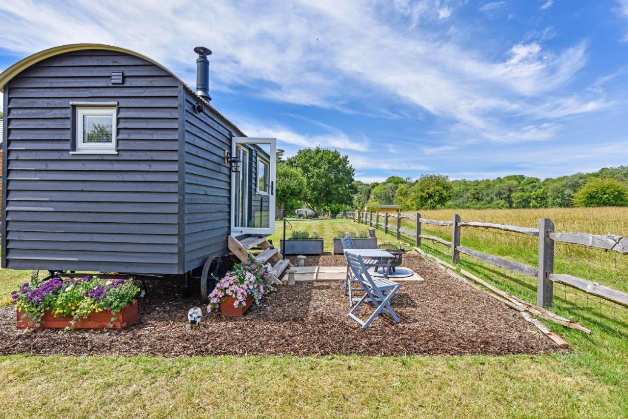 Crabden Shepherd Hut - Blendworth Villa Waterlooville Luaran gambar